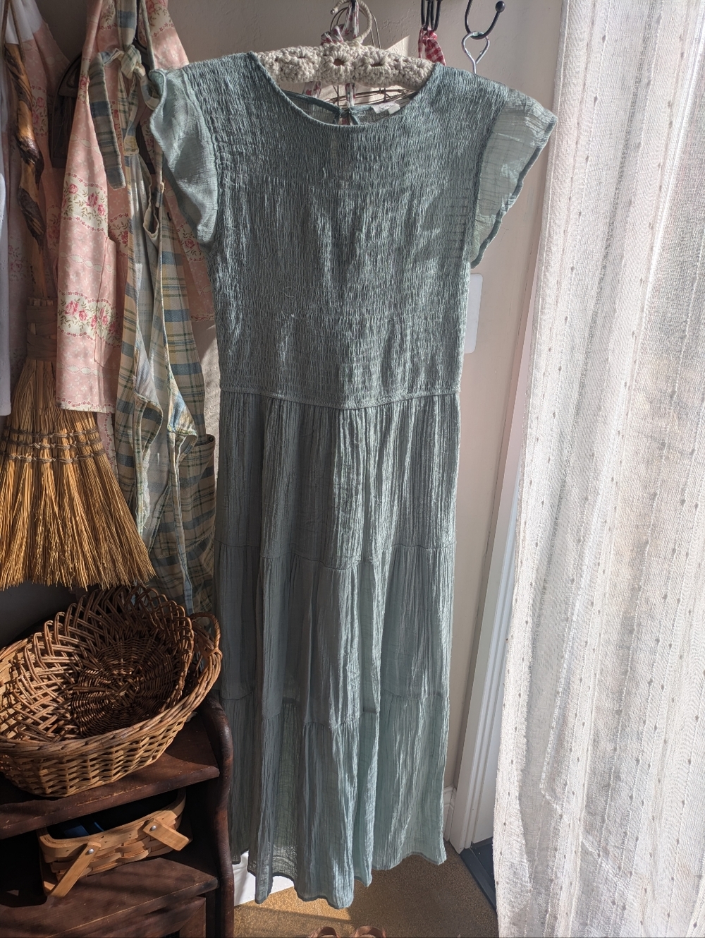 By The River Smocked Tiered Dress